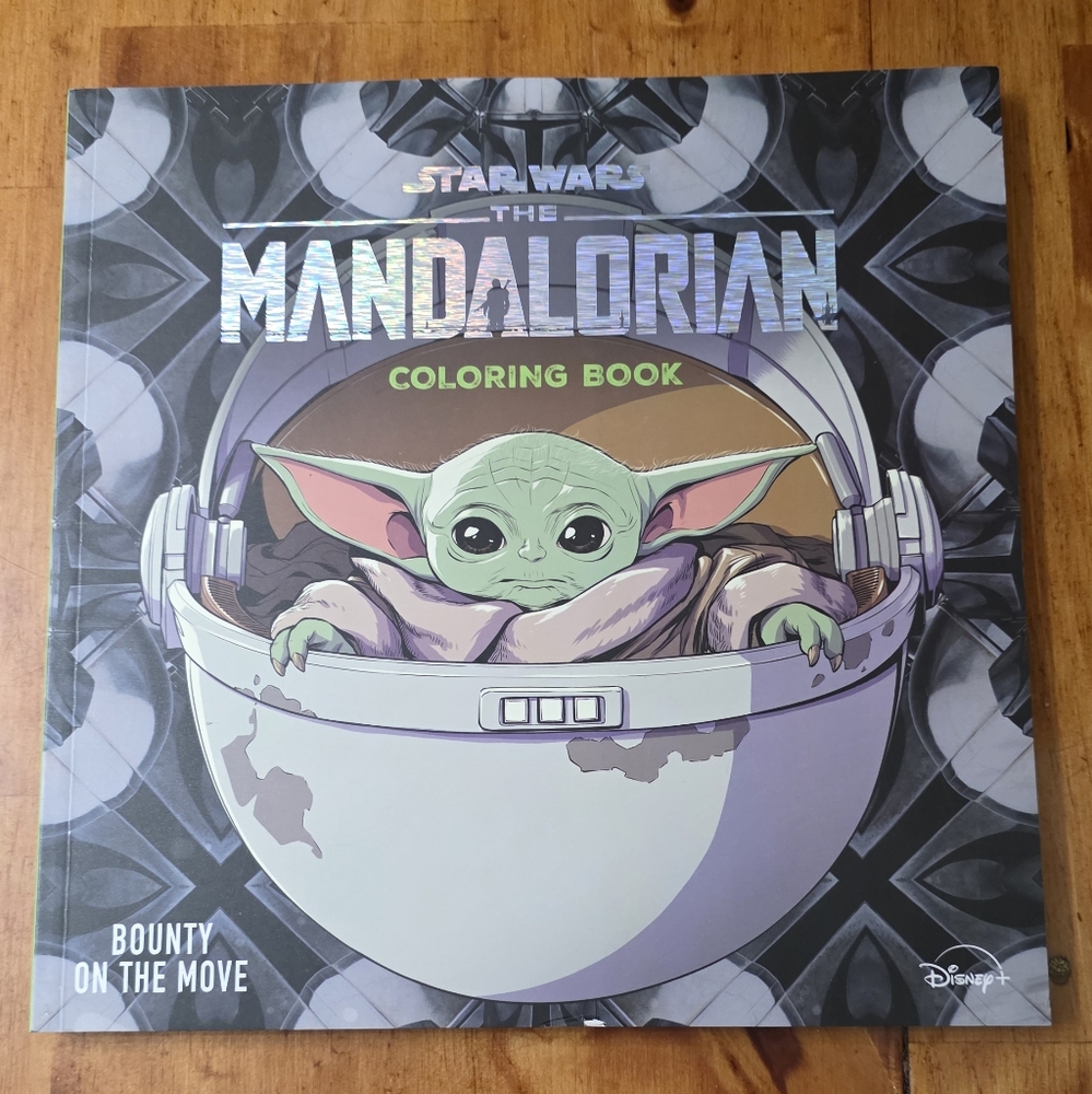 The Mandalorian Coloring Book with Baby Yoda